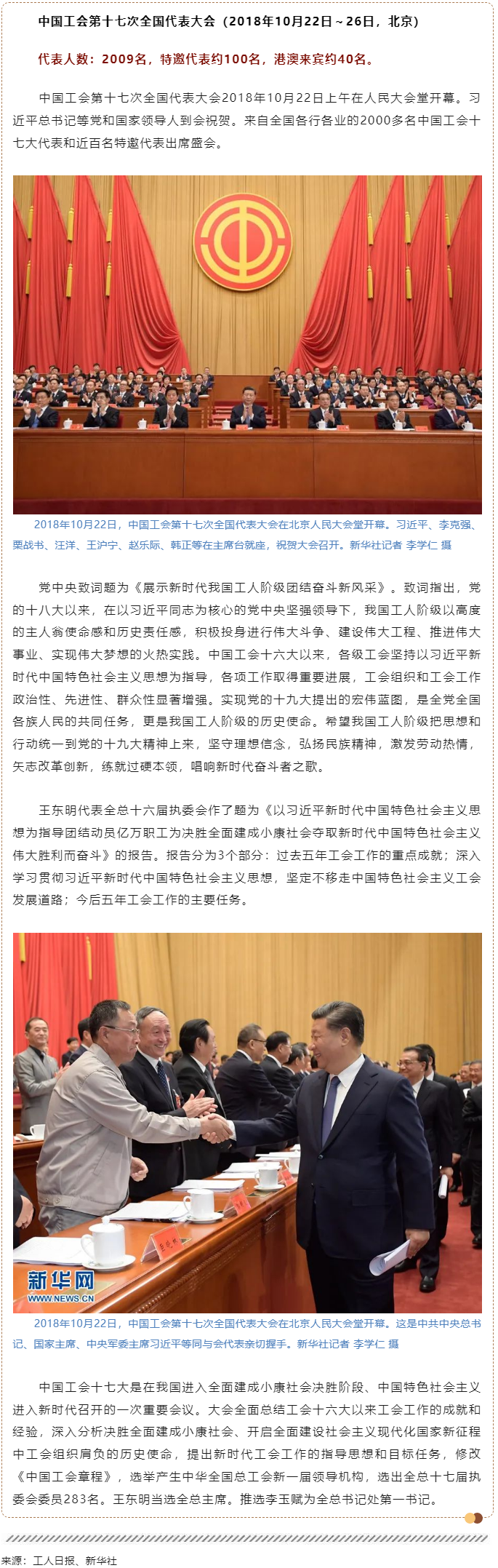 工運(yùn)檔案｜中國工會第十七次全國代表大會（2018年10月22日～26日，北京）.png