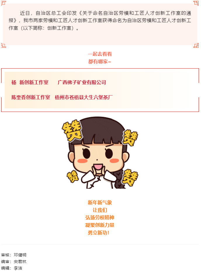 喜報(bào)！梧州市兩家創(chuàng)新工作室獲命名為自治區(qū)勞模和工匠人才創(chuàng)新工作室.png