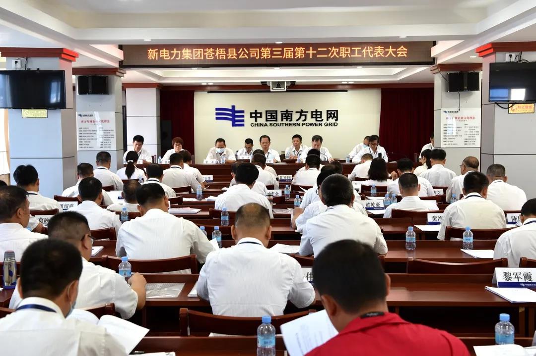 南方電網(wǎng)廣西蒼梧縣公司工會(huì)三屆十二次職工代表大會(huì)暨2020年工作會(huì)議召開
