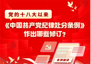 黨的十八大以來(lái)，《中國(guó)共產(chǎn)黨紀(jì)律處分條例》作出哪些修訂？