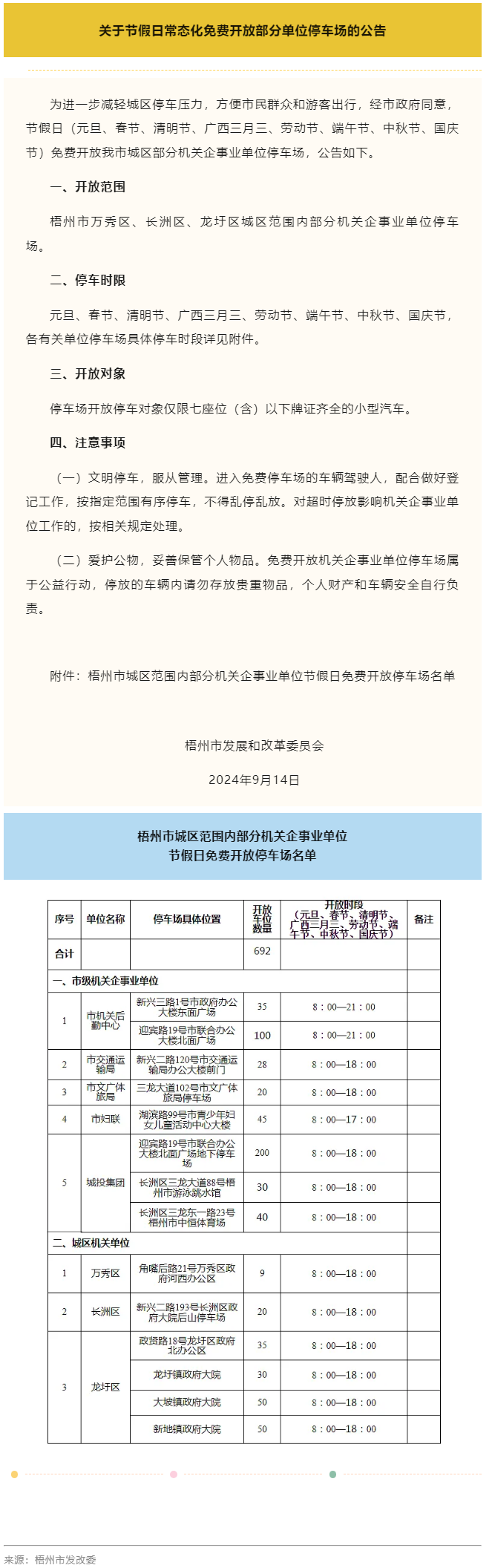 中秋節(jié)期間，梧州市城區(qū)這692個(gè)車(chē)位可免費(fèi)停放.png
